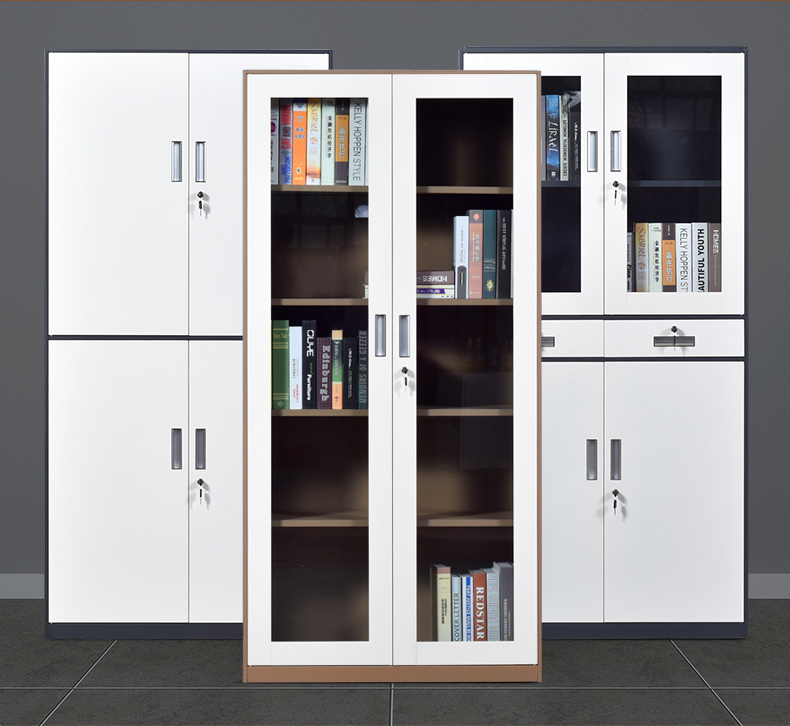 鋼制辦公玻璃文件柜