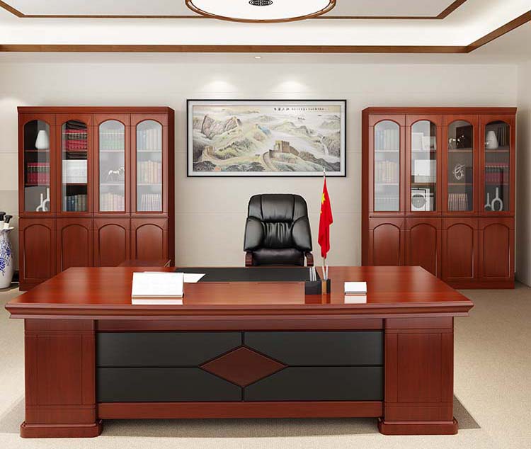實(shí)木經(jīng)理辦公桌